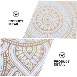 SHOWERORO Guys Beach Towel Ladies Round Beach Towels Mandala Round Beach Towel Yoga Mat Easy to Store