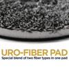 URO-Fiber Black & White Microfiber Blend Car Buffer Polisher Pads