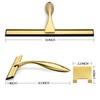 HIWARE All-Purpose Shower Squeegee for Shower Doors, Bathroom, Window and