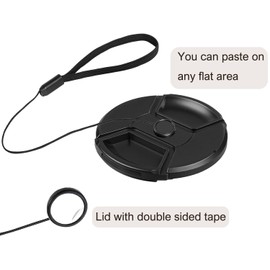 6 Pcs Lens Cap Keeper Cord, Lens Cap Keeper, Camera Lens Cap Leash for DSRL & Mirrorless Lenses - Lens Cap Tether/Lens Holder for Sony, Canon, Nikon, Sigma, Tamron and Others Camera Lens Accessories