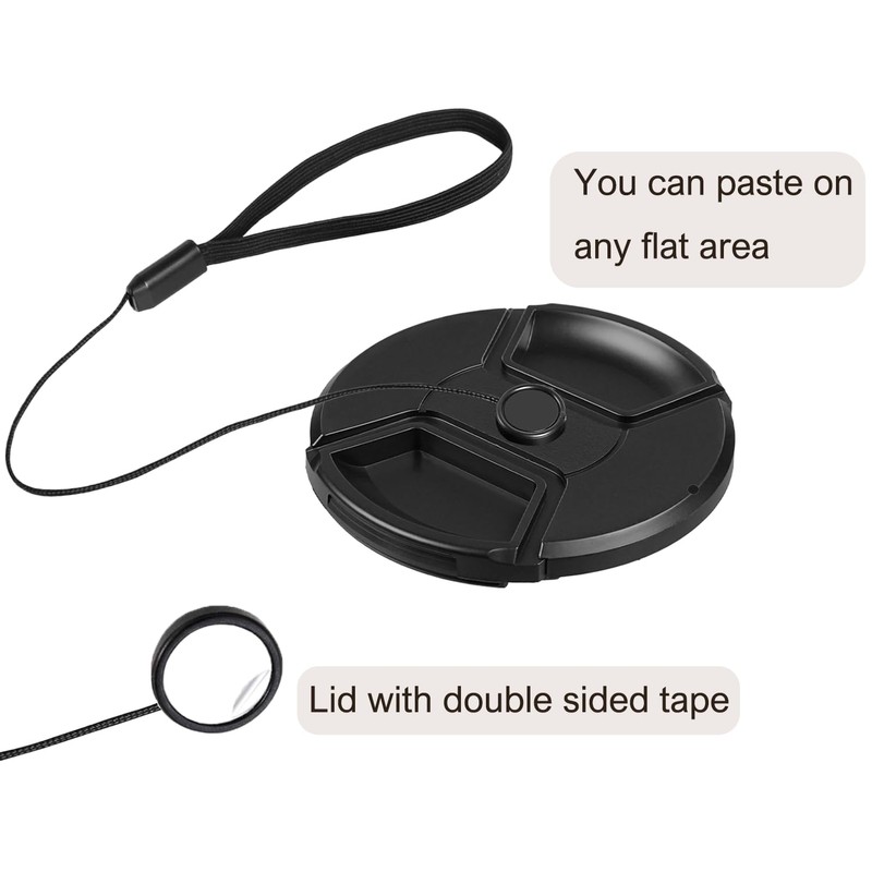 6 Pcs Lens Cap Keeper Cord, Lens Cap Keeper, Camera