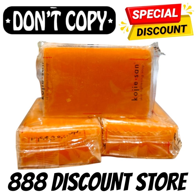 KOJIESAN Classic Lightening Kojic Soap (65gx3) FREE SOAP MESH!