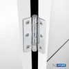 XFORT Polished Chome Liberty Lever On Rose Latch Pack, Complete