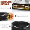 CUSIMAX Electric Hot Plate,Portable Double Hot Plate For Cooking,1800w Electric