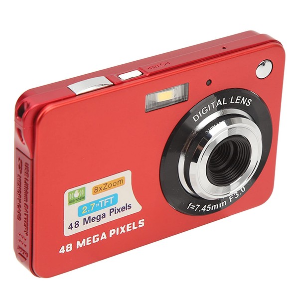 Digital Camera, 4K 48MP 8X Zoom Rechargeable Digital Vlogging Camera