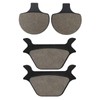 Cornus Brake Pads Front and Rear Set for Harley Softail