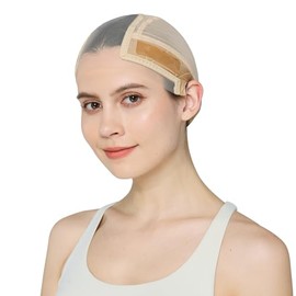 Xiushumyi- Gorra de agarre de peluca antideslizante: la diadema de esta gorra de peluca está diseñada con tiras de silicona en ambos lados, que no sol