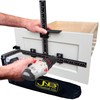 JNB Pro Cabinet Hardware Jig with Center Drill Guide, Hole