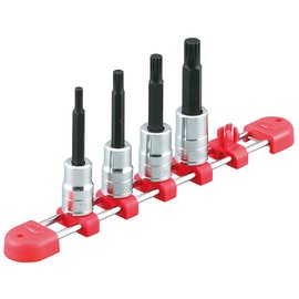 Kyoto Machine Tools (KTC) TBT304TS Triple Square Bit Socket Set, Set of 4, 1 Set