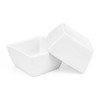 Foraineam 12 Pack 3 Oz Porcelain Dip Bowl Set, White