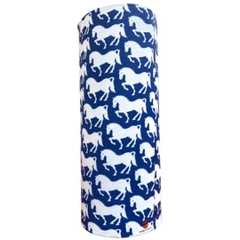 BANDIABLO Snood Neck-Gaiter Multifunctional Seamless Stretchy Headwear Bandana Neck-Warmer Tube for Sports Cycling and Outdoors, Sun Protection, Headwear for Men and Women. Horse Pattern.