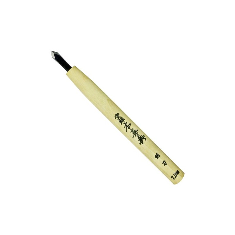 Motokihide Steel Chisel Blade 0.3 inches (7.5 mm)