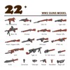 Pamvava Military Weapons Pack, WW2 Army Gear Kit Bricks Accessories