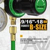 AWLOLWA Oxygen & Acetylene Regulators - Compatible with Medium Duty