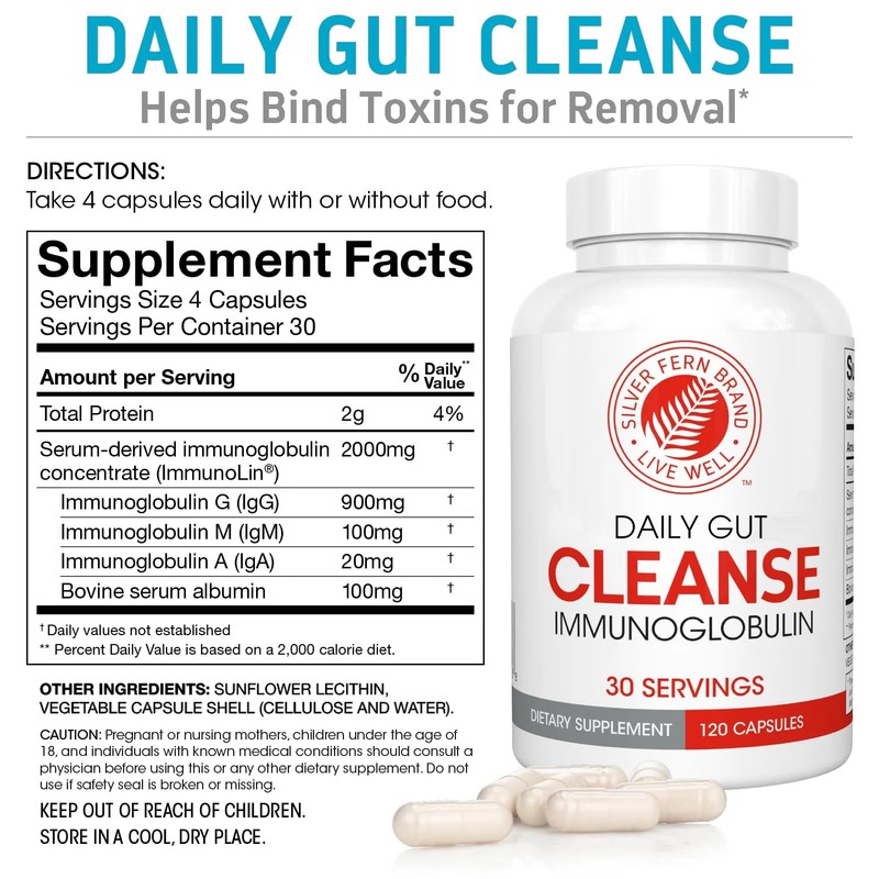 Silver Fern Cleanse - Daily Gut - 1 Bottle -