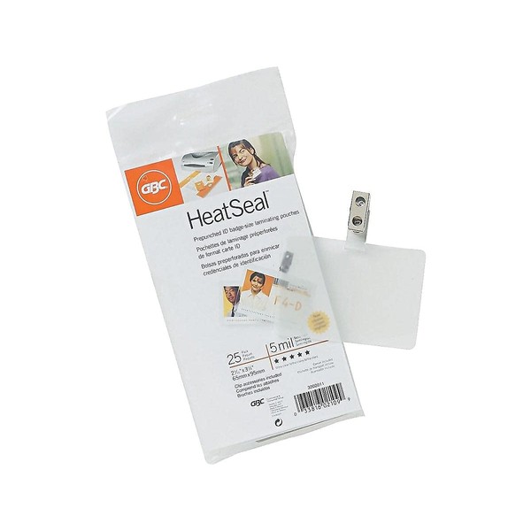 Swingline GBC HeatSeal Laminating Pouches 5 mil 2 9/16 x