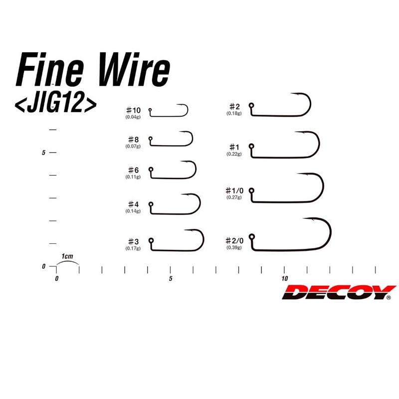 Katsuichi Decoy JIG12 Fine Wire #10