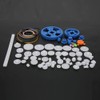 Plastic Gears Set, 80Pcs Single Double Reduction Gear Worm Gear