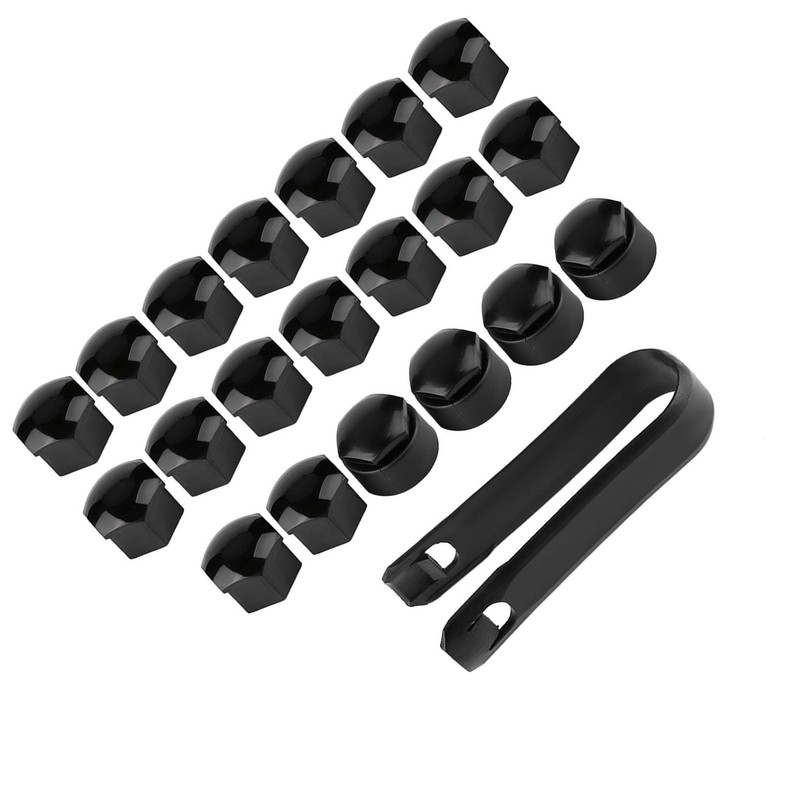 Car Wheel Nut Protection Cover Cap Anti-Theft 20pcs 17mm Screw