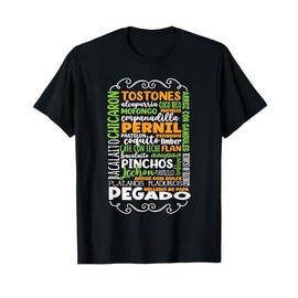 Puerto Rico Snacks Foods Foodie Proud Puerto Rican Men Women T-Shirt