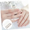 Baluue Flatback Crushed Diamond Nail Decoration Unique Ab Irregular Nail
