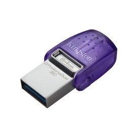 Kingston USB Data Traveler MicroDuo 3C, Capacidad: 64GB, USB Type-C y Type-A (DTDUO3CG3/64GB)