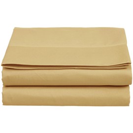 Clara Clark ® Supreme 1500 Collection Single Flat Sheet - Queen Size, Camel Gold