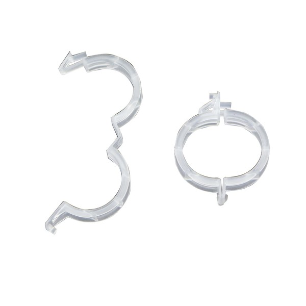 ZHYOHEN 100PCS 2.76 Inch Length Plant Fixation Plastic Clips Vine