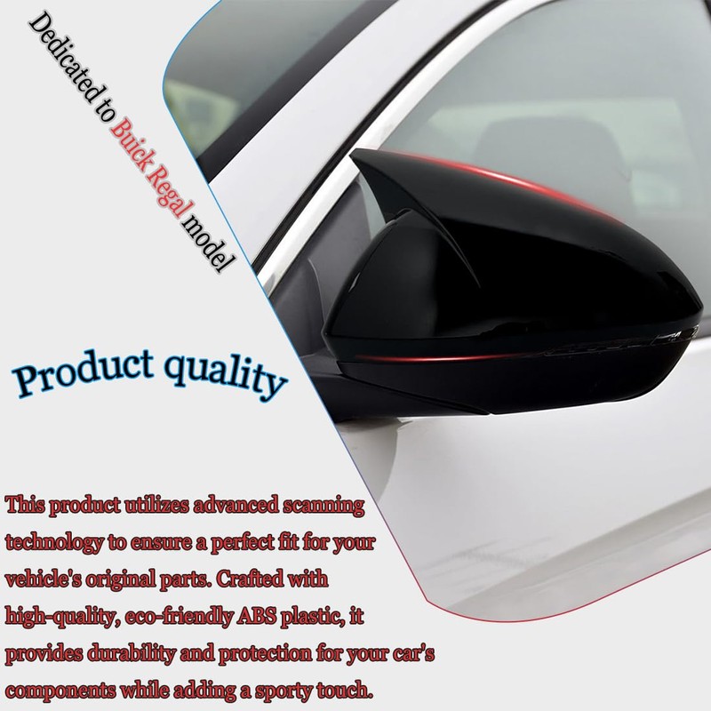 Rear View Mirror Cover, for Buick Regal 2017 2018 2019