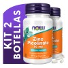Kit 2 Picolinato De Zinc Alta Absorcin 60 Cap Veganas