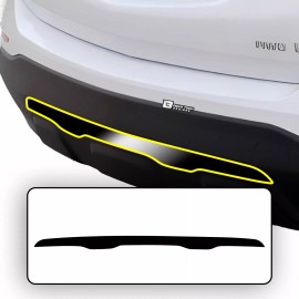 Clearsurface Fits Chevy Equinox 22-23 Rear Bumper Chrome Delete Decal Film Blackout - Gloss Black