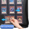 9-Pocket Trading Card Toploader Binder, Holds 360 3"x 4" 35PT