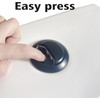 Lexziuo 1PCS Black Round Dual Flush Button - 38mm/48mm/58mm Universal