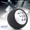 KIMISS 6-Speed Gear Knob, Car Gear Knobs, ABS Plastic Gear