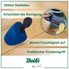 DELFA Samty Schuhspanner Schuhformer Schuhstrecker aus Schaumstoff mit Viskoseflock für