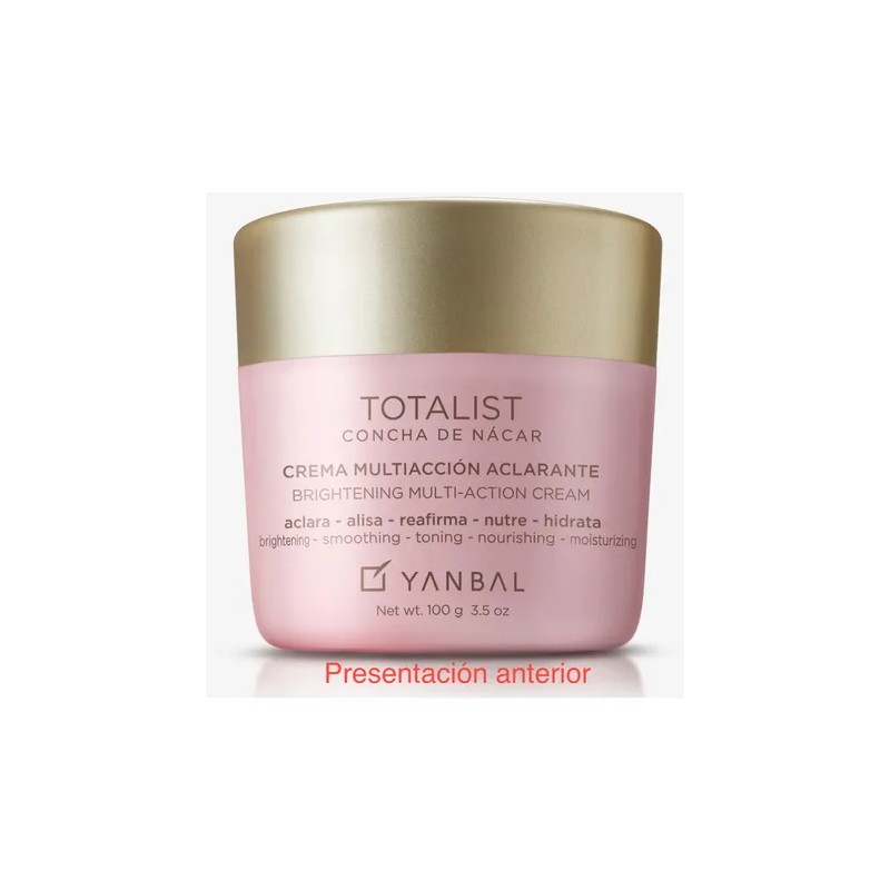Totalist Crema Aclarante Multiacción Concha De Nacar Yanbal