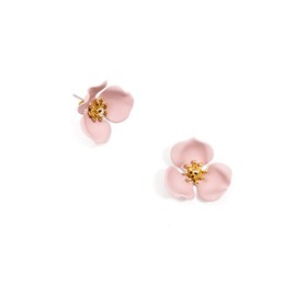 ZENZII Blooming Lotus Stud Earring (Rose)