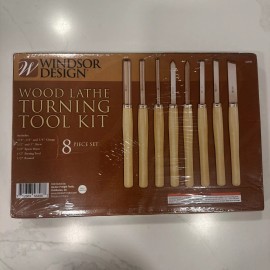 Windsor Design Wood Lathe Turning Tool Kit By Windsor Design 8 Piece Set Chisels New