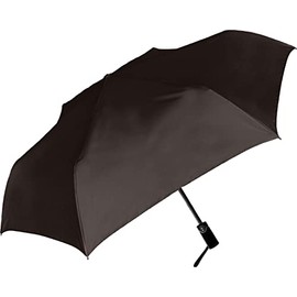 Nakatani 423-019 Men's Folding Umbrella, Inverted Automatic Open/Close, Black, Solid Color, Automatic Opening/Closing, Safety Stopper, Water Absorption Case, 23.6 inches (60 cm), Big Size
