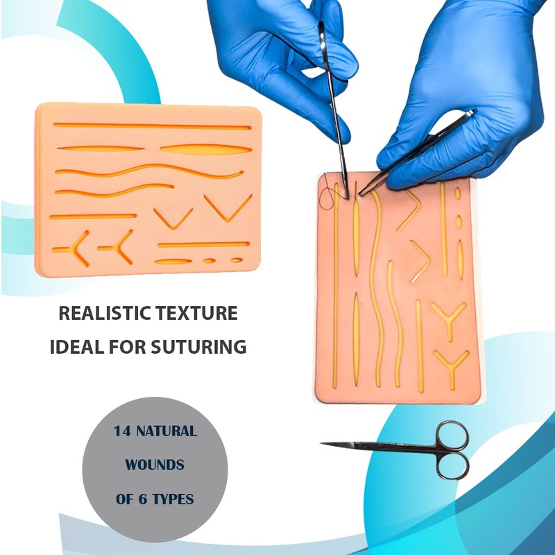 Endure Suture, I/V & Injection Training KIT, 50 Items, Durable