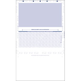 Pressure Seal Checks - Z Fold, Blue (1000 Sheets) (8.5" X 14") 28# - Legal Laser Check Stock, (1 Check Per Sheet). Blank Laser Checks, Laser Check, Bank Checks, Business Checks, or Personal Checks