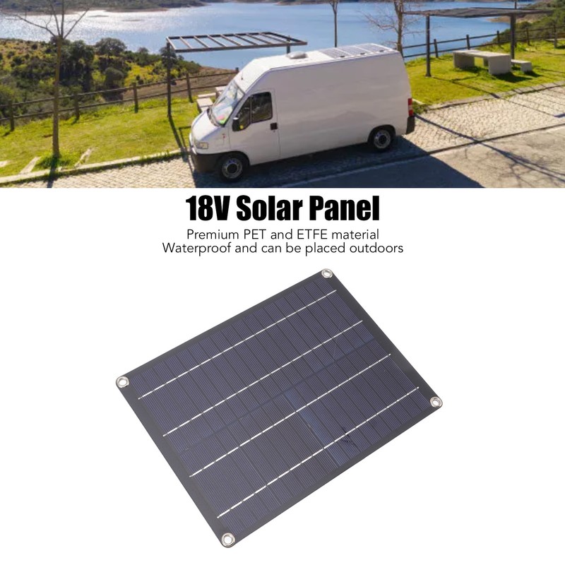 Portable Solar Panel 9.1x6.7in Slim Design Light Weight Widely Used