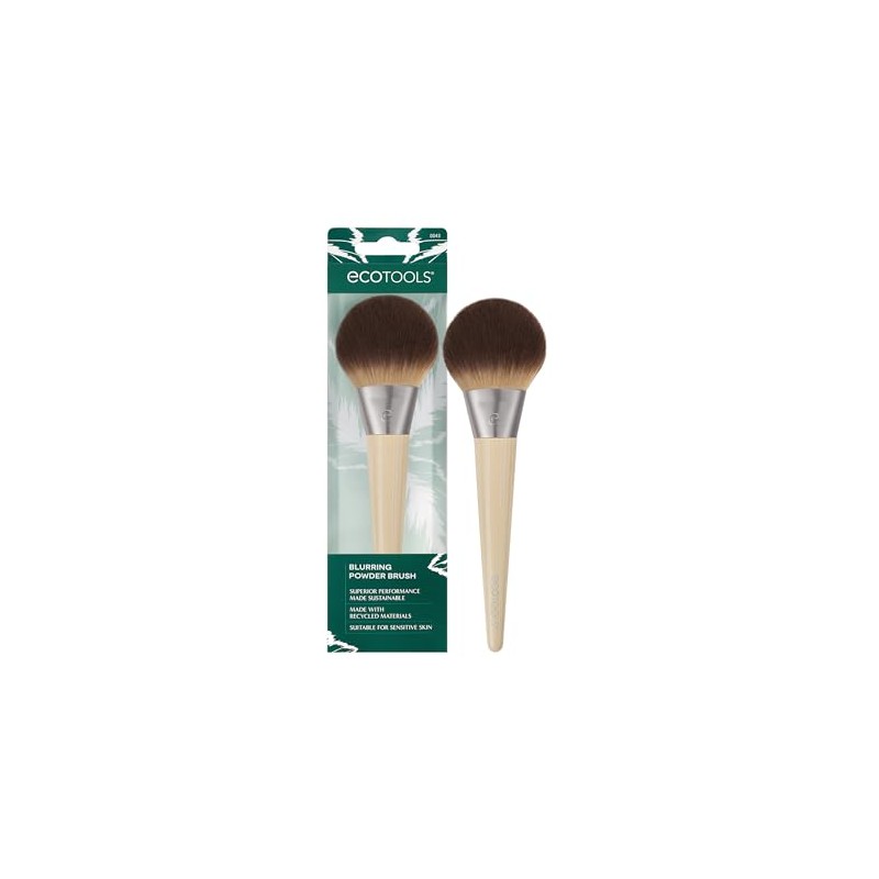 EcoTools Blurring Powder Makeup Brush, for Loose & Pressed Powder,