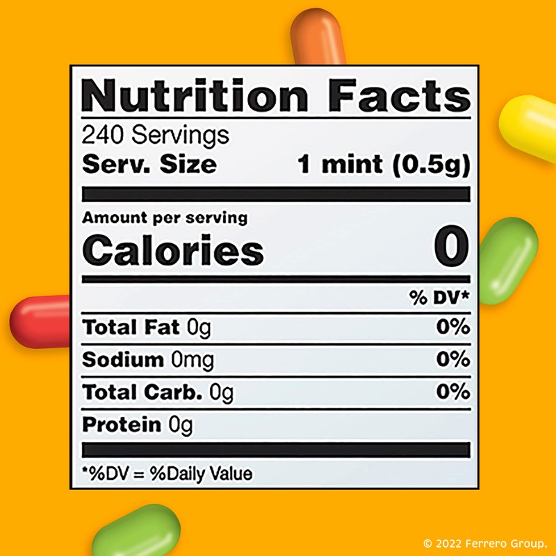 Tic Tac Fruit Adventure Mints, 4 Bottle Packs, On-The-Go Refreshment,