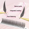 Premade Spire Eyelashes Manga Lash Fans C/D Curl Anime Spiky