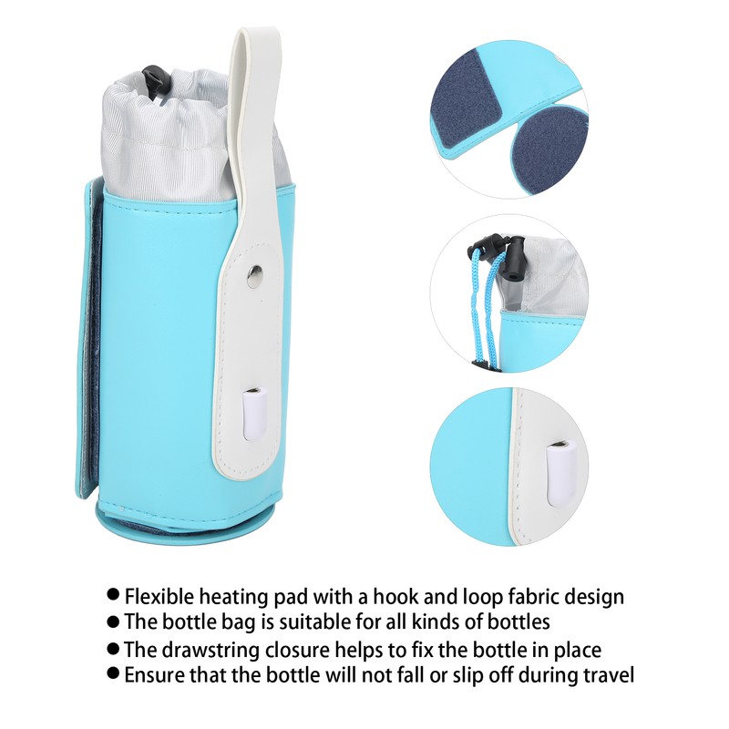 Feeding Bottle Warmer Bag Travel Portable Baby Bottle Heater Warming