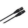 Hosa Cable de micrófono HMIC-025 Pro, REAN XLR3F a XLR3