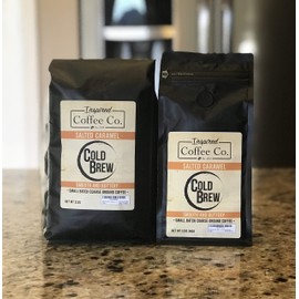 Salted Caramel - 2 lb bag - Flavored Cold Brew Coffee - Inspired Coffee Co. - Coarse Ground Coffee