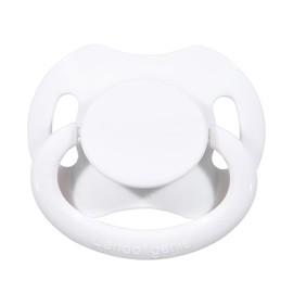 Landofgenie Large Teat Shield Dummy in Adult Size, White