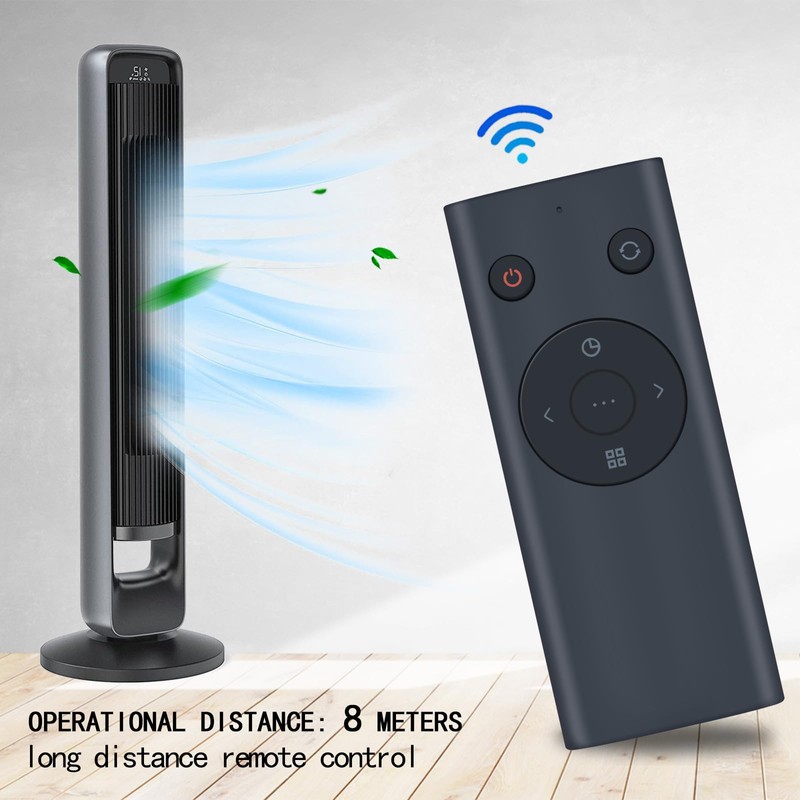 TCNOUMT New Fan Remote Control Suitible for TAOTRONICS Tower Oscillating